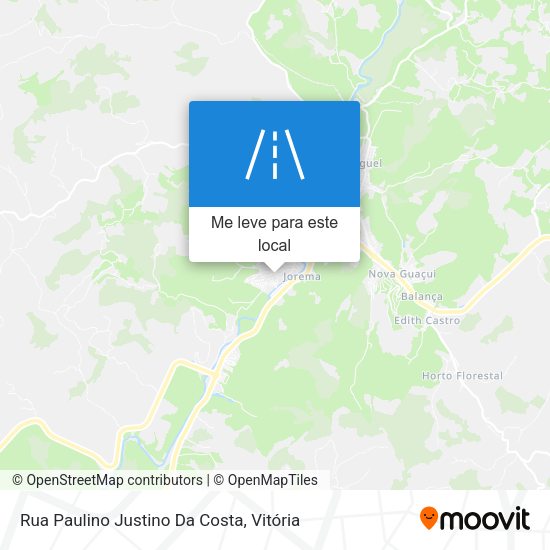 Rua Paulino Justino Da Costa mapa