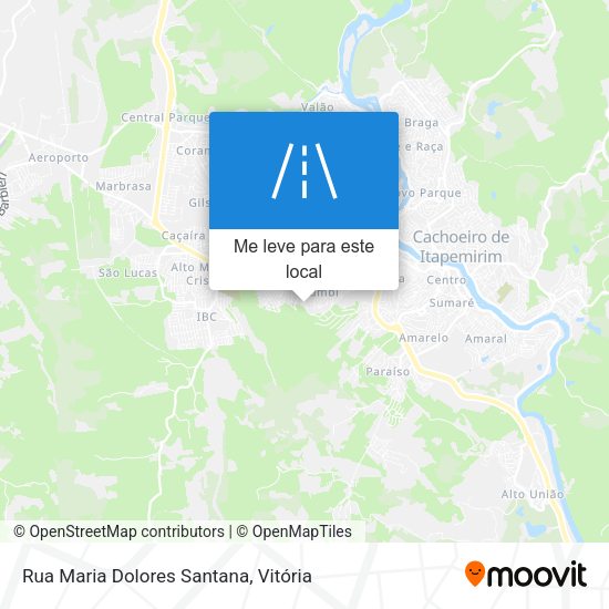 Rua Maria Dolores Santana mapa