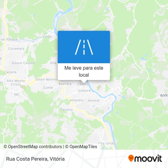 Rua Costa Pereira mapa