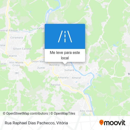 Rua Raphael Dias Pachecco mapa