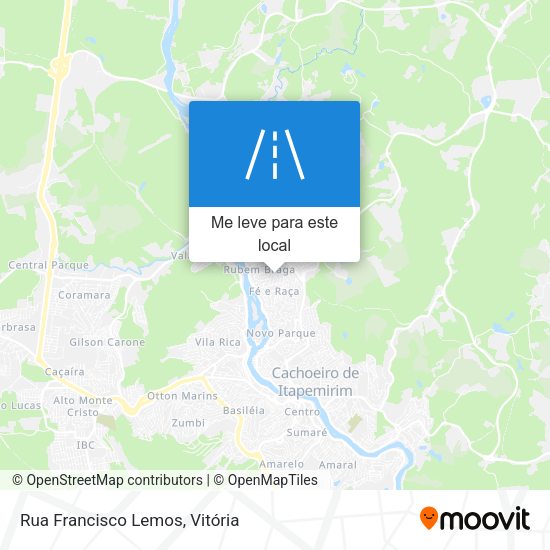 Rua Francisco Lemos mapa