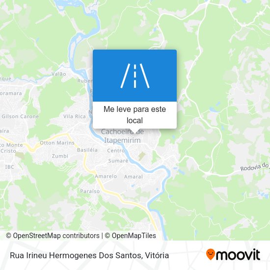 Rua Irineu Hermogenes Dos Santos mapa