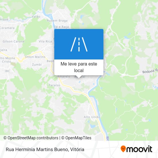 Rua Hermínia Martins Bueno mapa