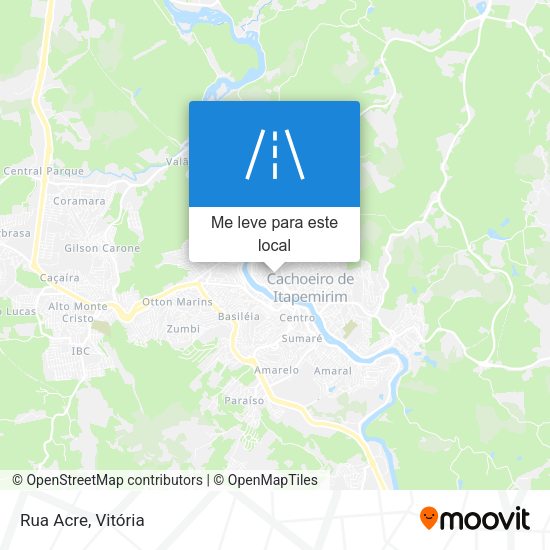 Rua Acre mapa