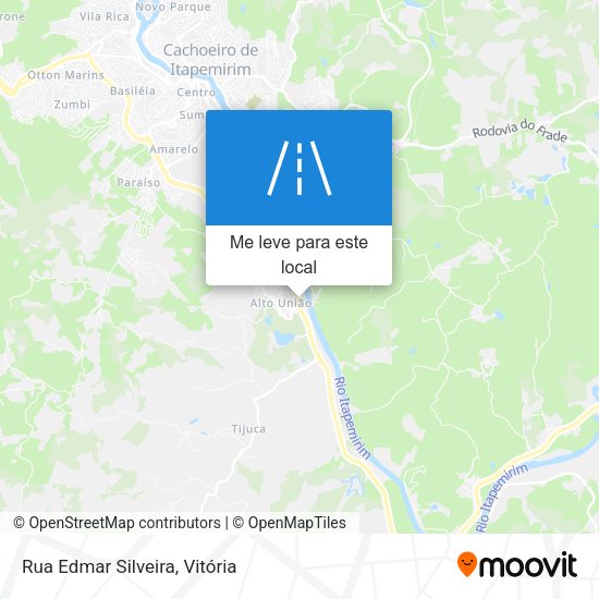 Rua Edmar Silveira mapa