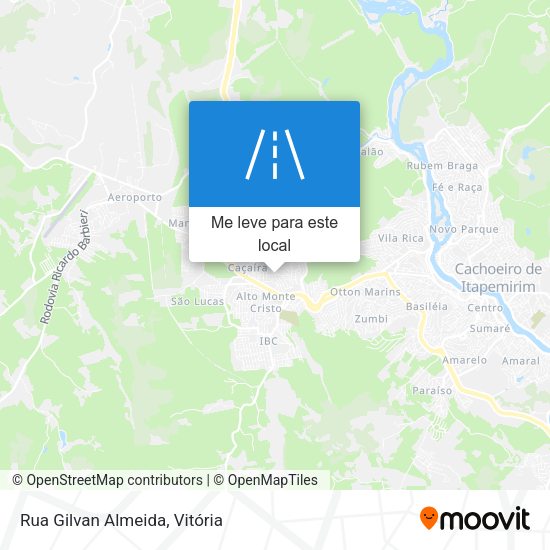 Rua Gilvan Almeida mapa