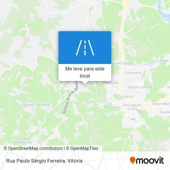 Rua Paulo Sérgio Ferreira mapa