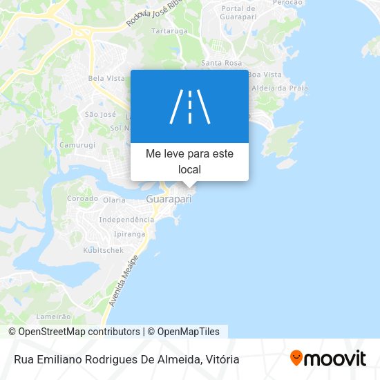 Rua Emiliano Rodrigues De Almeida mapa
