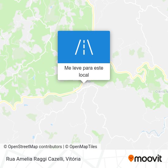 Rua Amelia Raggi Cazelli mapa