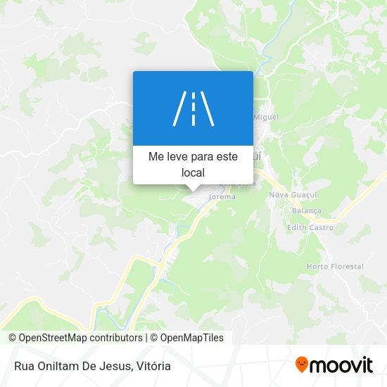 Rua Oniltam De Jesus mapa
