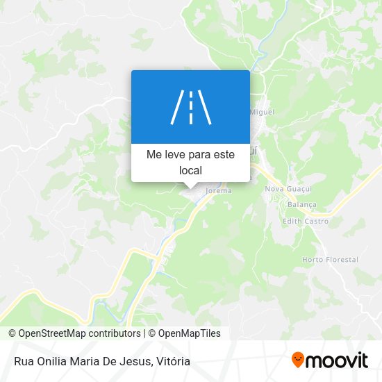 Rua Onilia Maria De Jesus mapa
