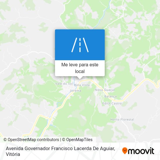 Avenida Governador Francisco Lacerda De Aguiar mapa
