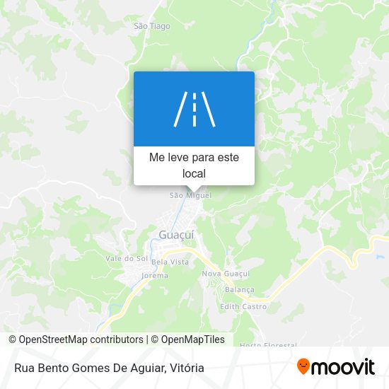 Rua Bento Gomes De Aguiar mapa