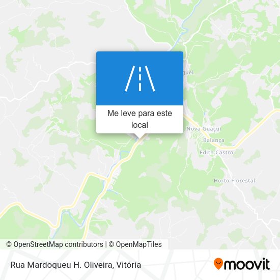 Rua Mardoqueu H. Oliveira mapa