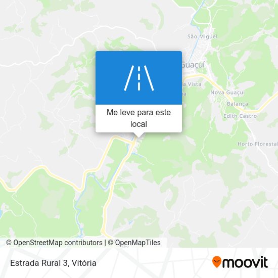 Estrada Rural 3 mapa