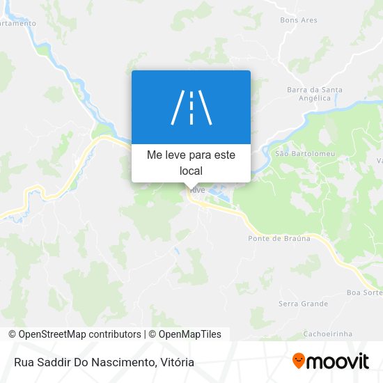 Rua Saddir Do Nascimento mapa