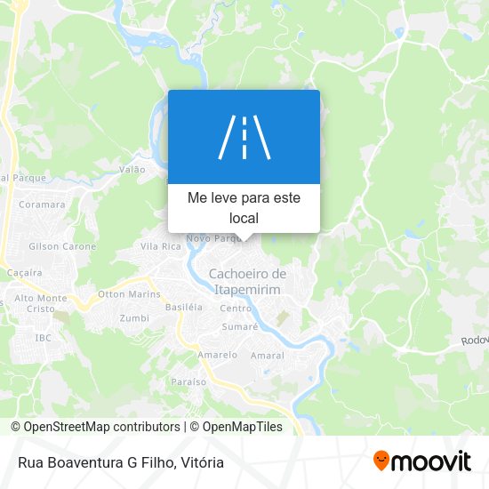 Rua Boaventura G Filho mapa