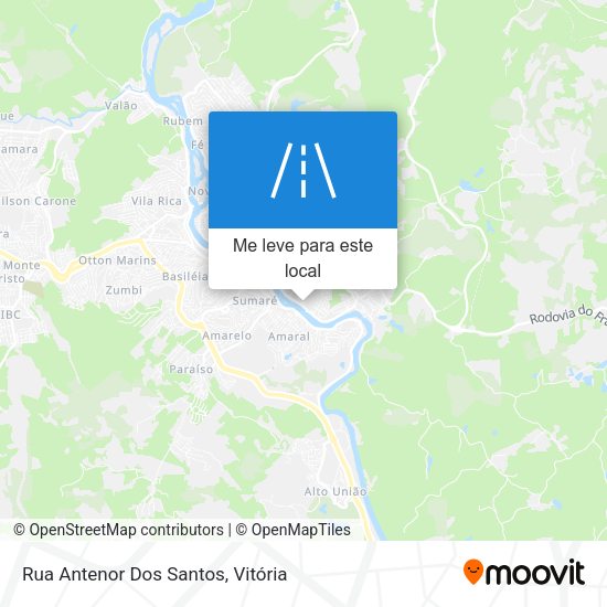 Rua Antenor Dos Santos mapa