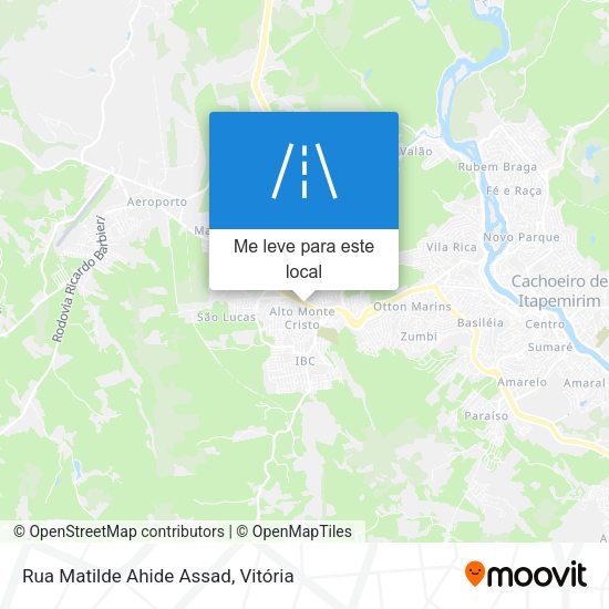 Rua Matilde Ahide Assad mapa