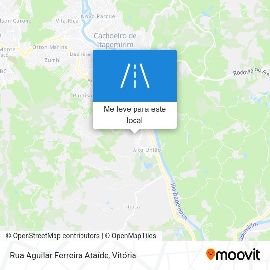 Rua Aguilar Ferreira Ataíde mapa