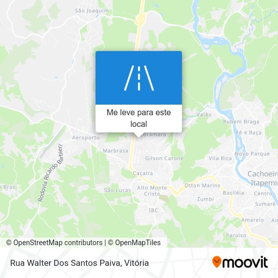 Rua Walter Dos Santos Paiva mapa