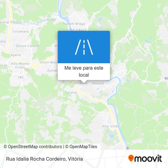 Rua Idalia Rocha Cordeiro mapa