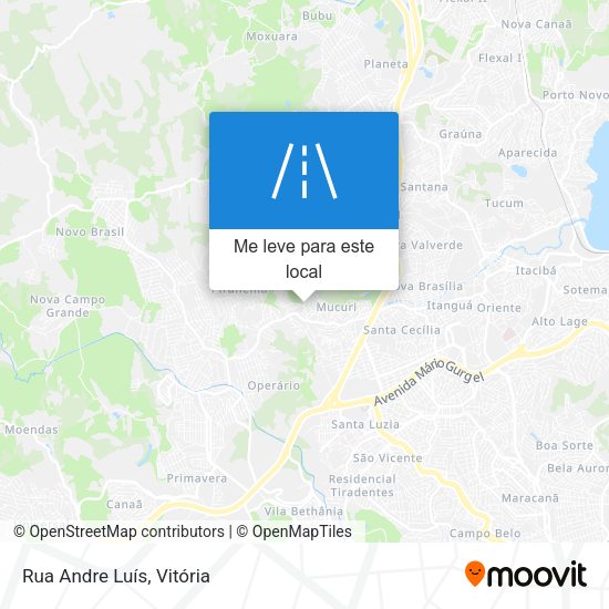 Rua Andre Luís mapa