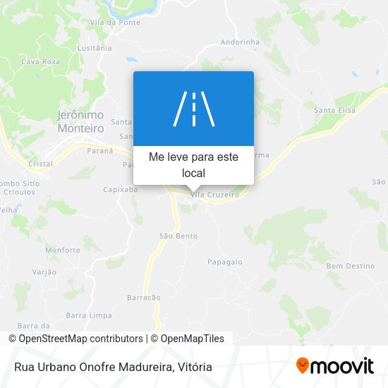 Rua Urbano Onofre Madureira mapa