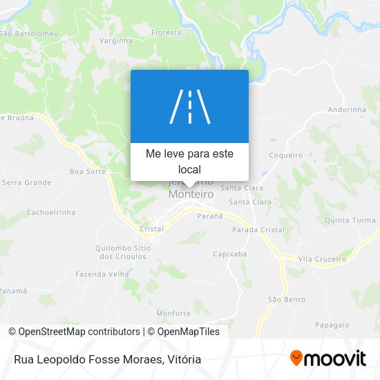 Rua Leopoldo Fosse Moraes mapa