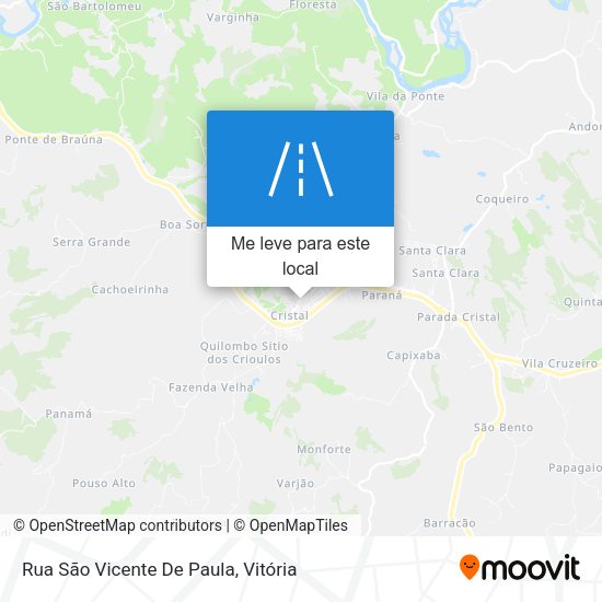 Rua São Vicente De Paula mapa