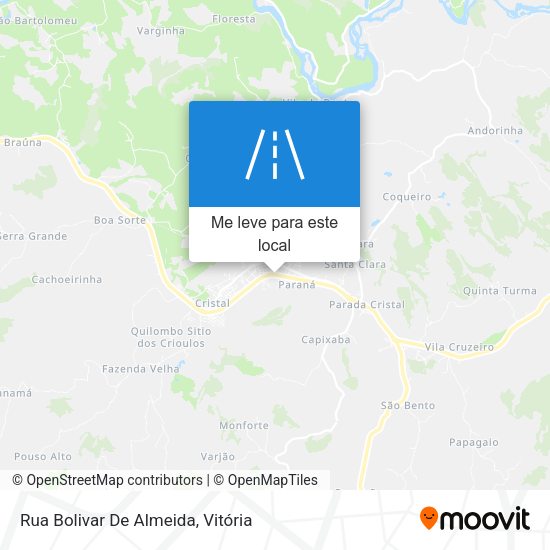 Rua Bolivar De Almeida mapa