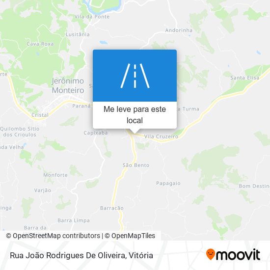 Rua João Rodrigues De Oliveira mapa