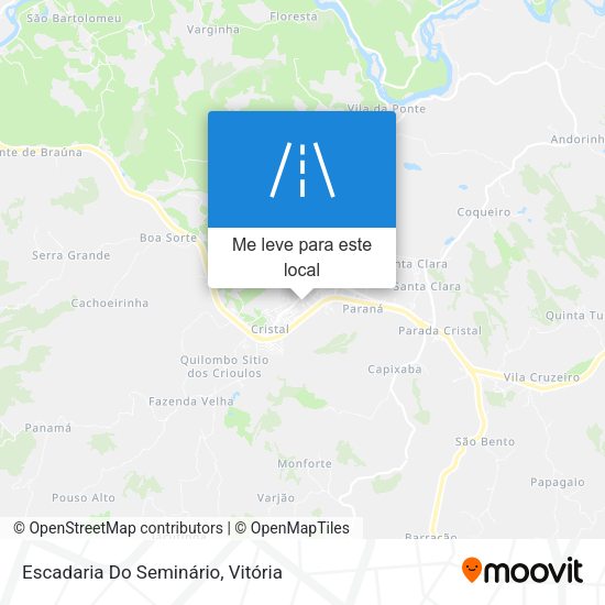 Escadaria Do Seminário mapa