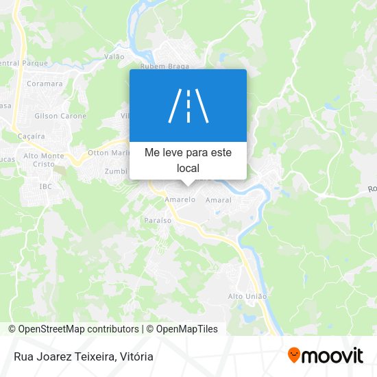 Rua Joarez Teixeira mapa