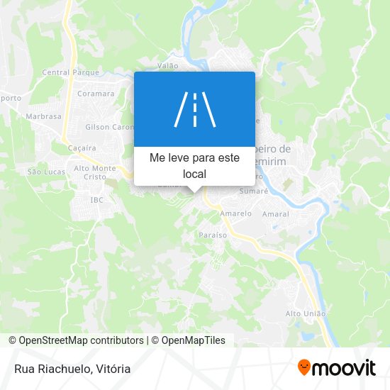 Rua Riachuelo mapa