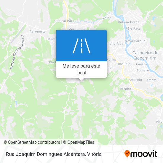 Rua Joaquim Domingues Alcântara mapa