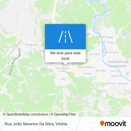 Rua João Severino Da Silva mapa