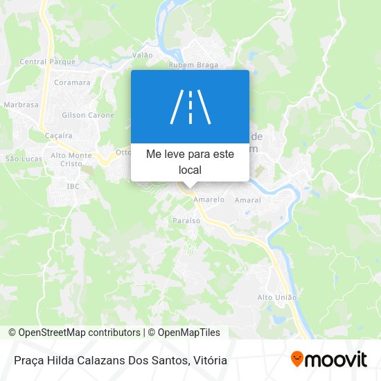 Praça Hilda Calazans Dos Santos mapa