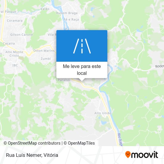 Rua Luís Nemer mapa