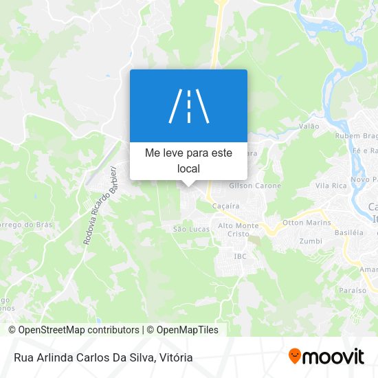 Rua Arlinda Carlos Da Silva mapa