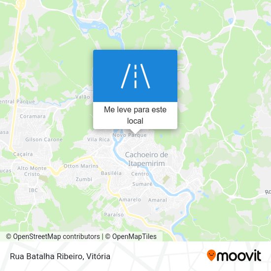 Rua Batalha Ribeiro mapa