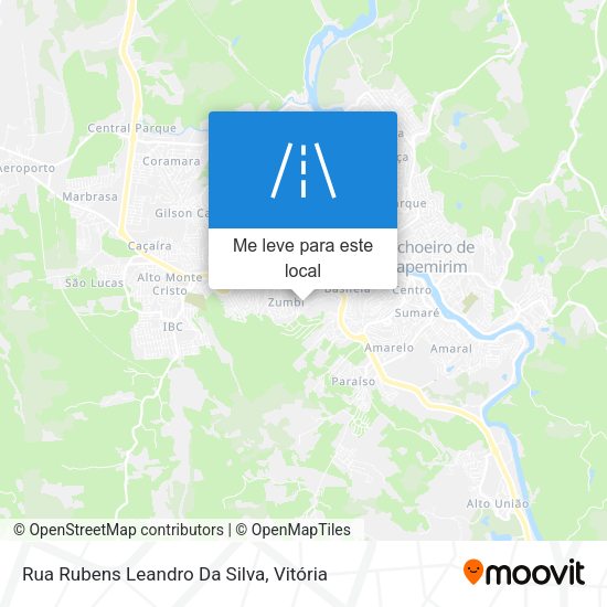 Rua Rubens Leandro Da Silva mapa