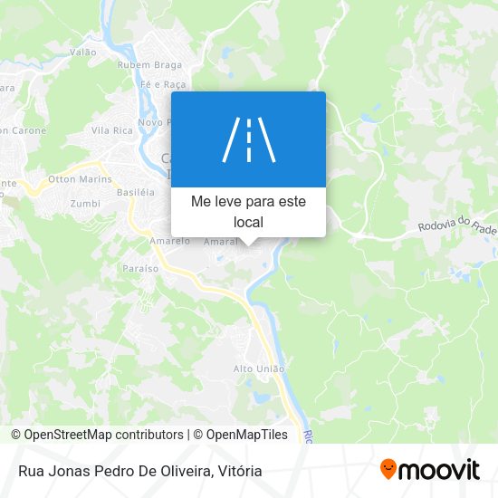 Rua Jonas Pedro De Oliveira mapa