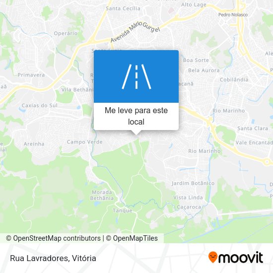 Rua Lavradores mapa