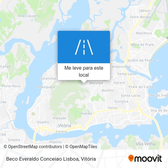 Beco Everaldo Conceiao Lisboa mapa