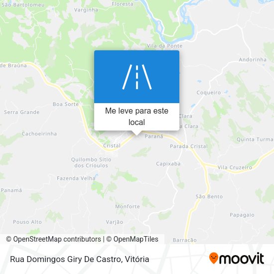 Rua Domingos Giry De Castro mapa