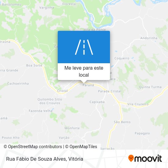 Rua Fábio De Souza Alves mapa