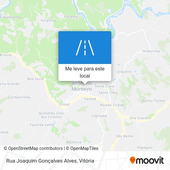 Rua Joaquim Gonçalves Alves mapa