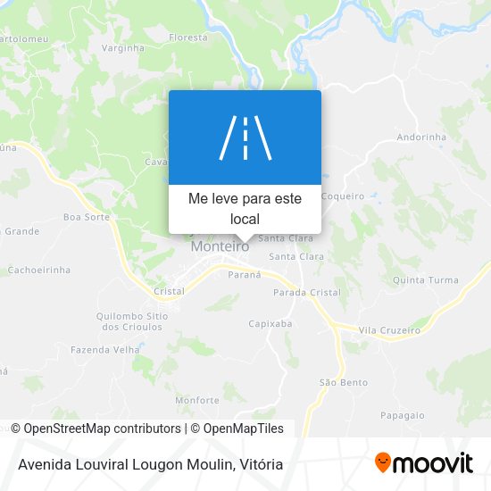 Avenida Louviral Lougon Moulin mapa