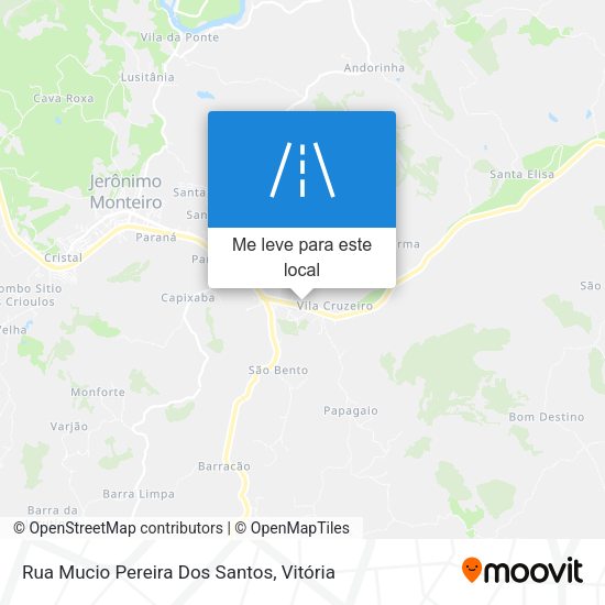 Rua Mucio Pereira Dos Santos mapa